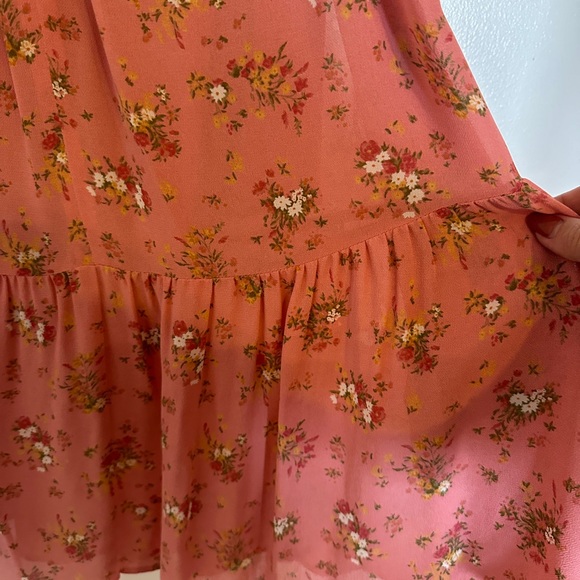 Reformation Arta Dress, color Rosato, size 8 - Picture 6 of 10